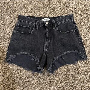 Abercrombie & Fitch Dark Denim Shorts